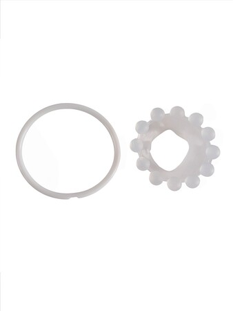 Эрекционное кольцо со стимулирующими шариками на поверхности